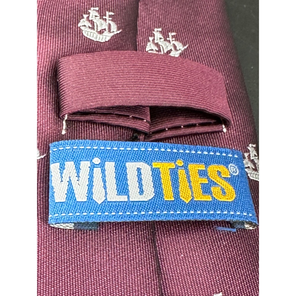 Wild Ties Men's Neck Tie Ship Nautical